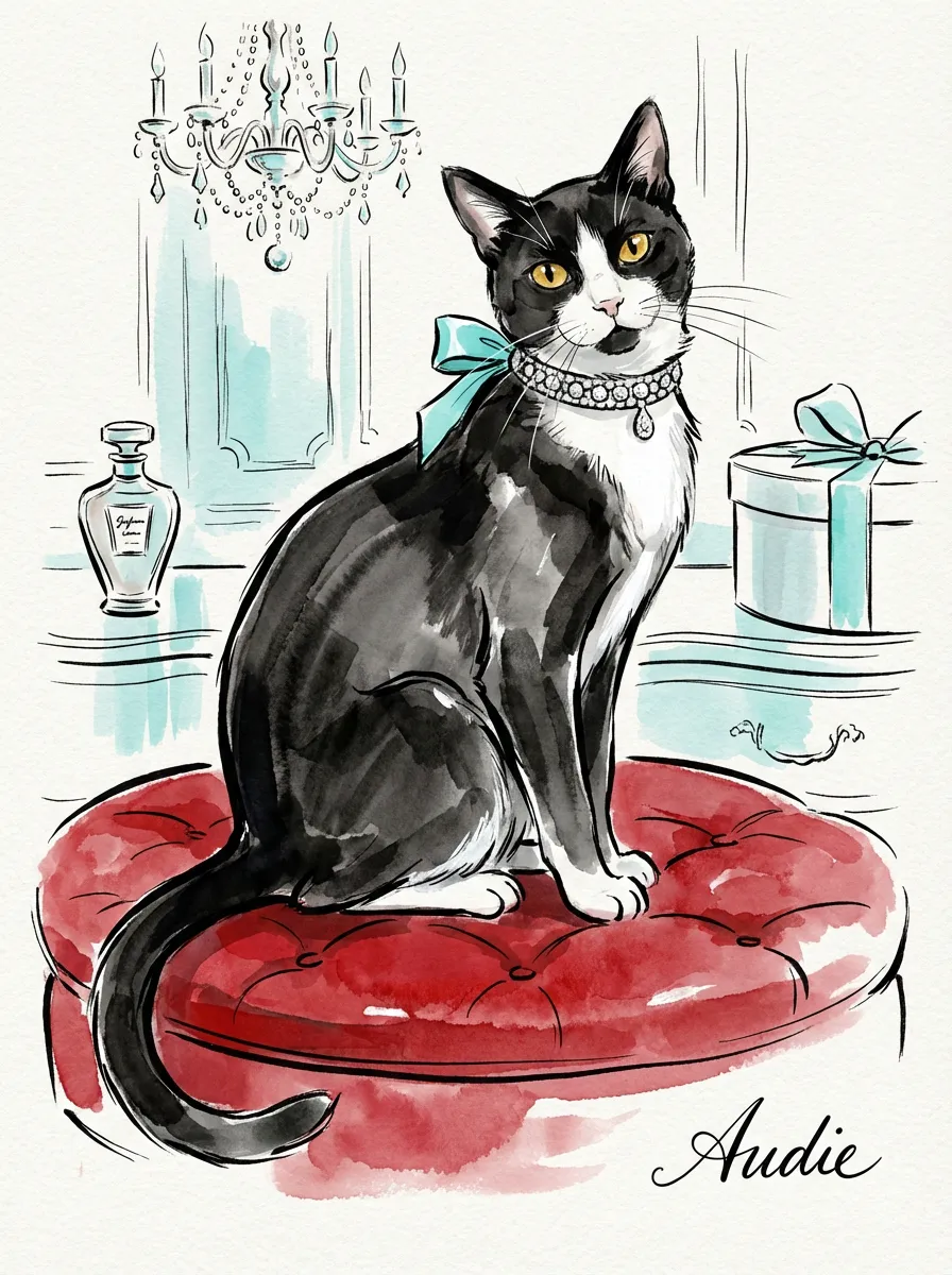 Audie, Adorned for Evening