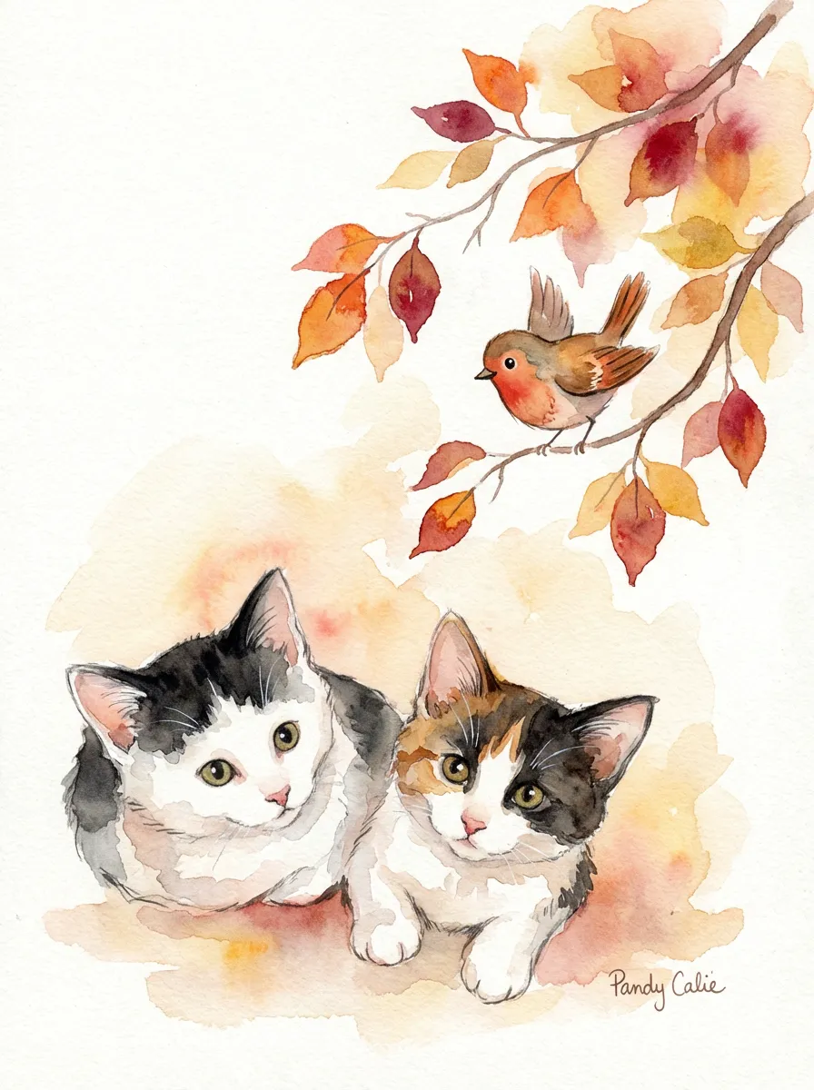 Pandy Calie's Autumn Reverie