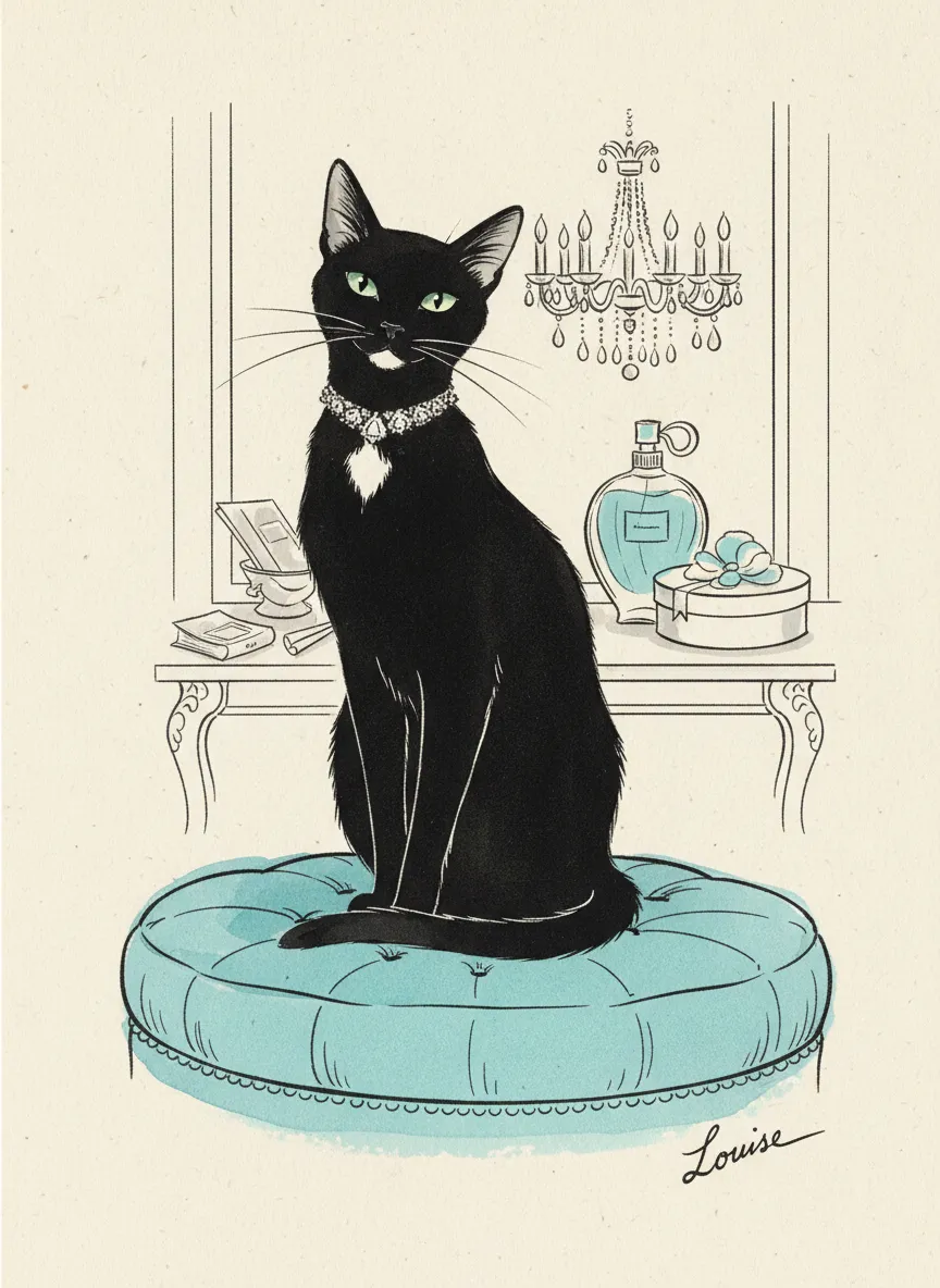 Portrait of Louise in Jewels