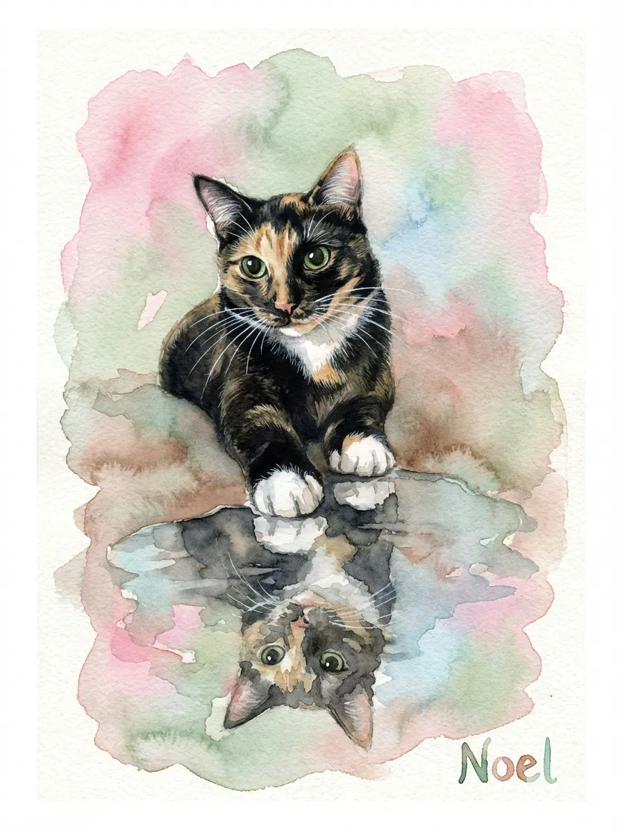 Portrait of Noel's Reflection