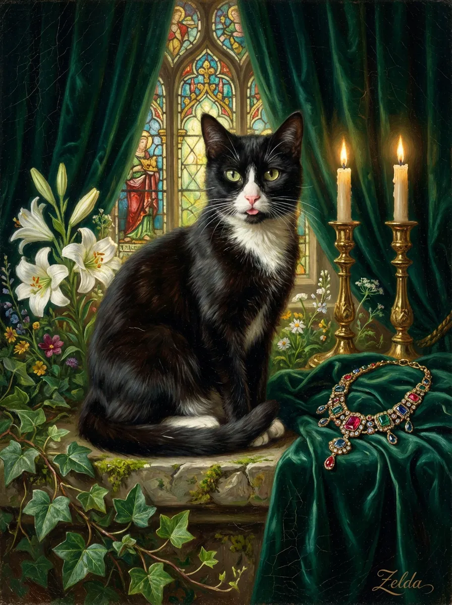 Zelda's Stained Glass Reverie