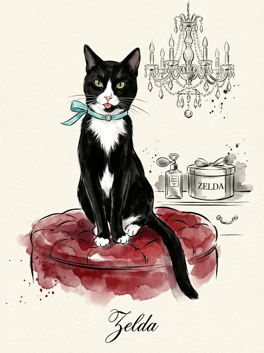 Zelda, Regal in Velvet