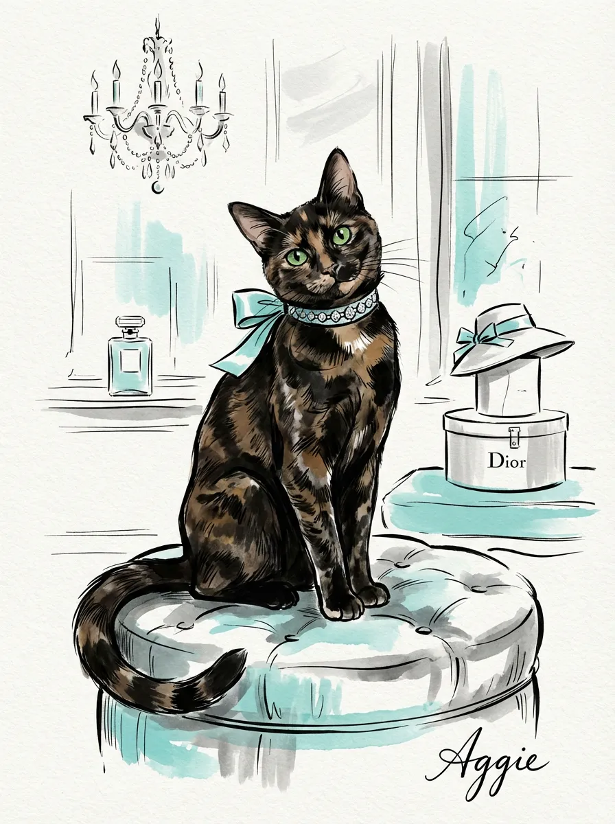 Aggie, Adorned in Azure