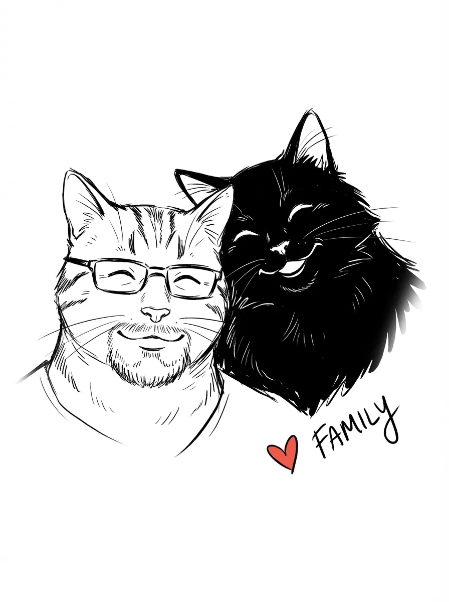 Portrait of Family Joy