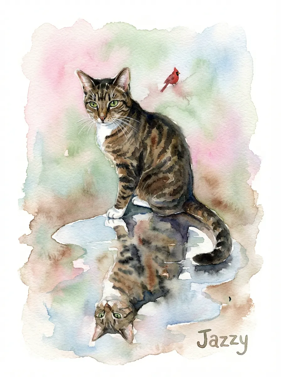 Jazzy's Verdant Reflection