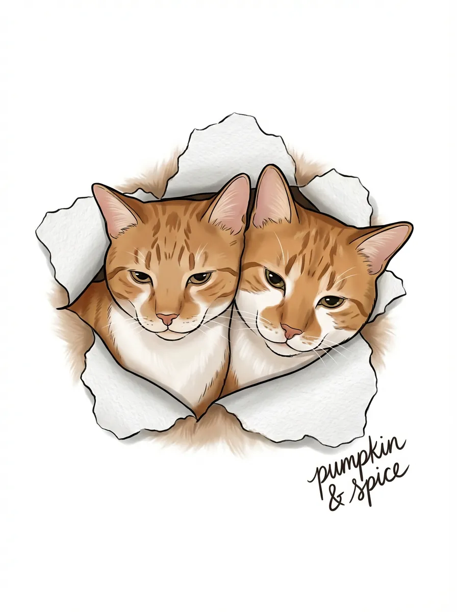 Artwork of pumpkin & spice