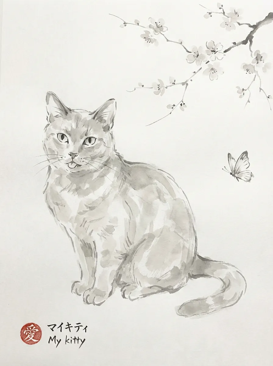 Artwork of My kitty