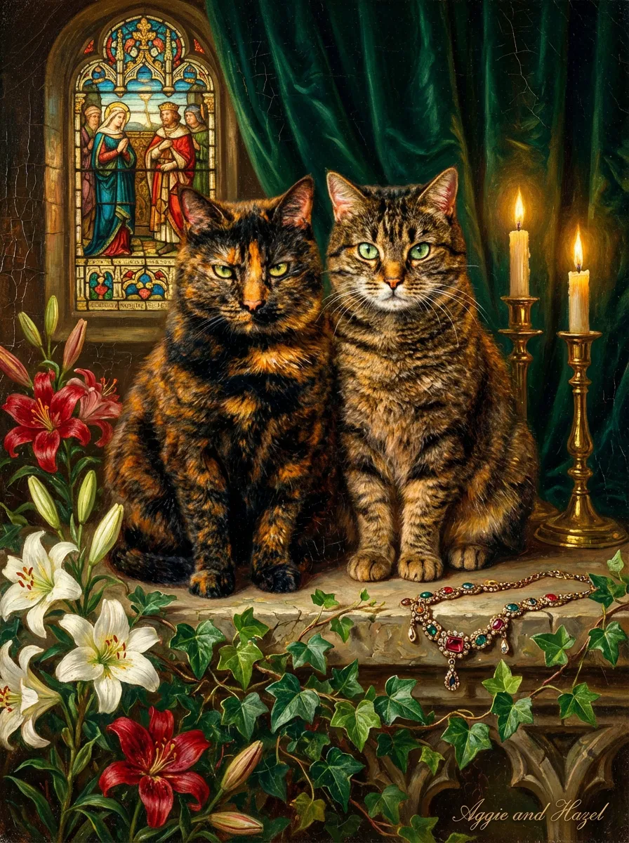 Artwork of Aggie and Hazel