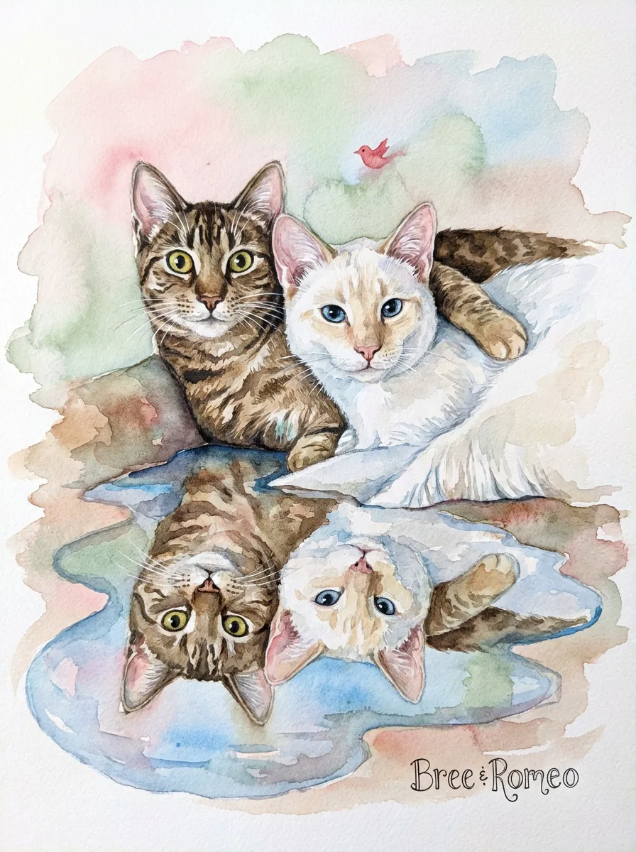 Artwork of Bree & Romeo