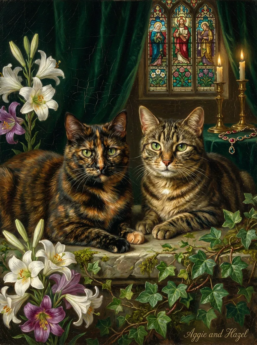 Artwork of Aggie and Hazel