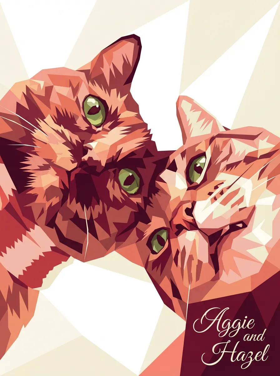 Artwork of Aggie and Hazel