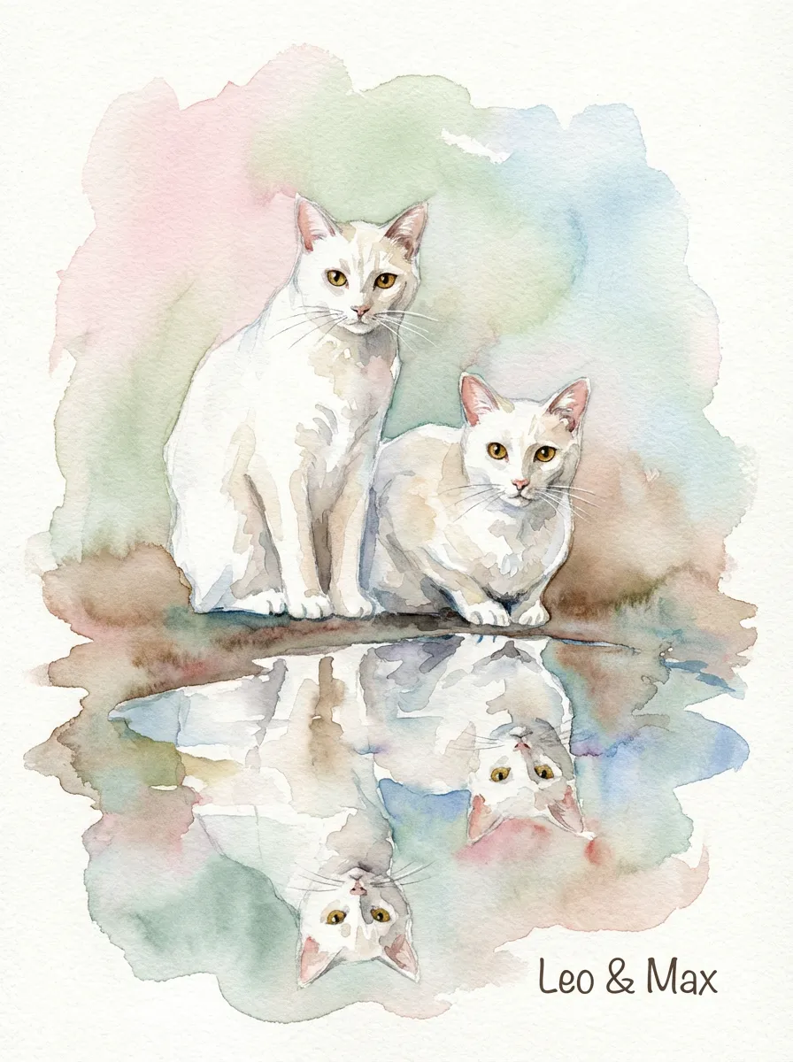 Artwork of Leo & Max