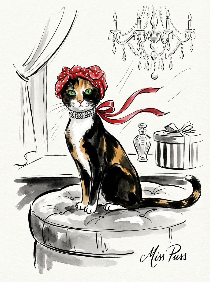 Artwork of Miss Puss