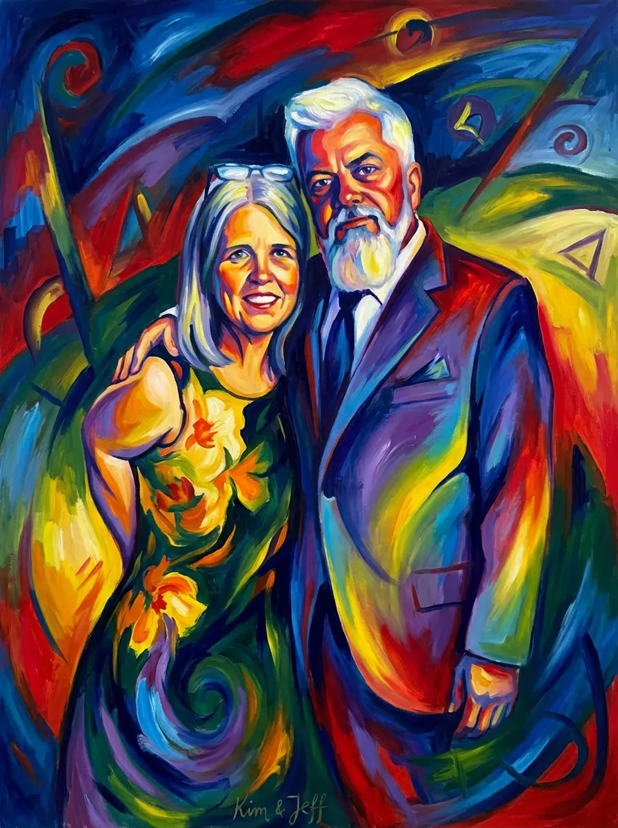 Artwork of Kim & Jeff