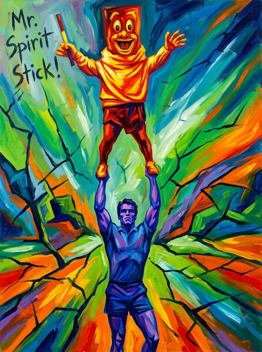 Artwork of Mr. Spirit Stick!