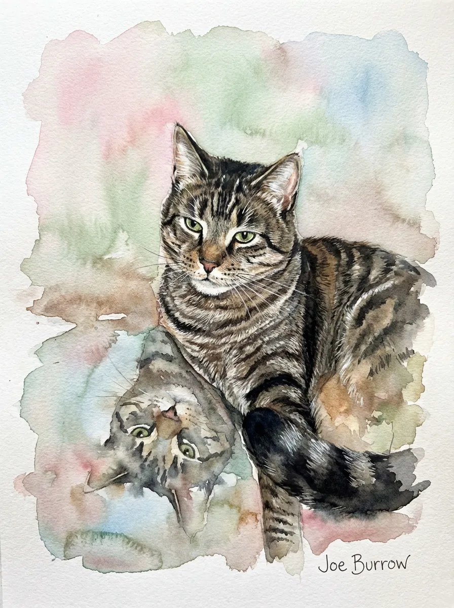 Artwork of Joe Burrow