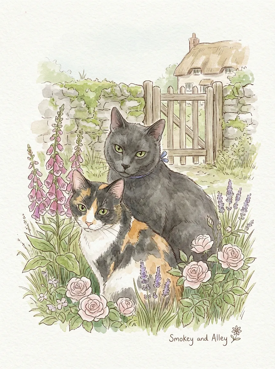 Artwork of Smokey and alley