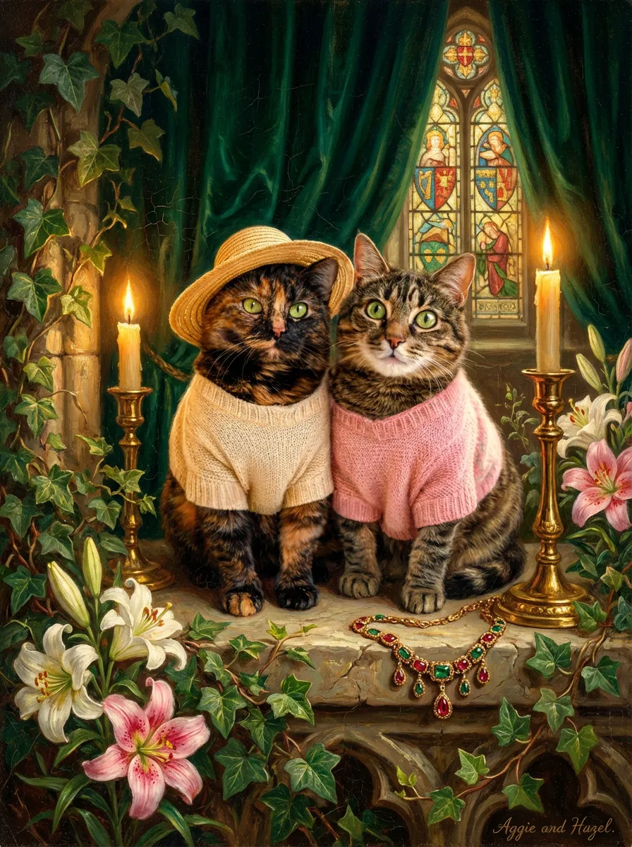 Artwork of Aggie and Hazel