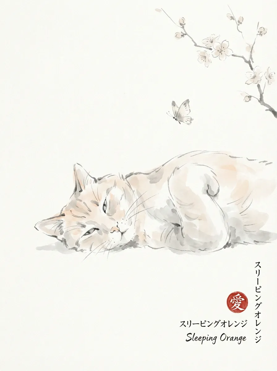 Artwork of Sleeping Orange