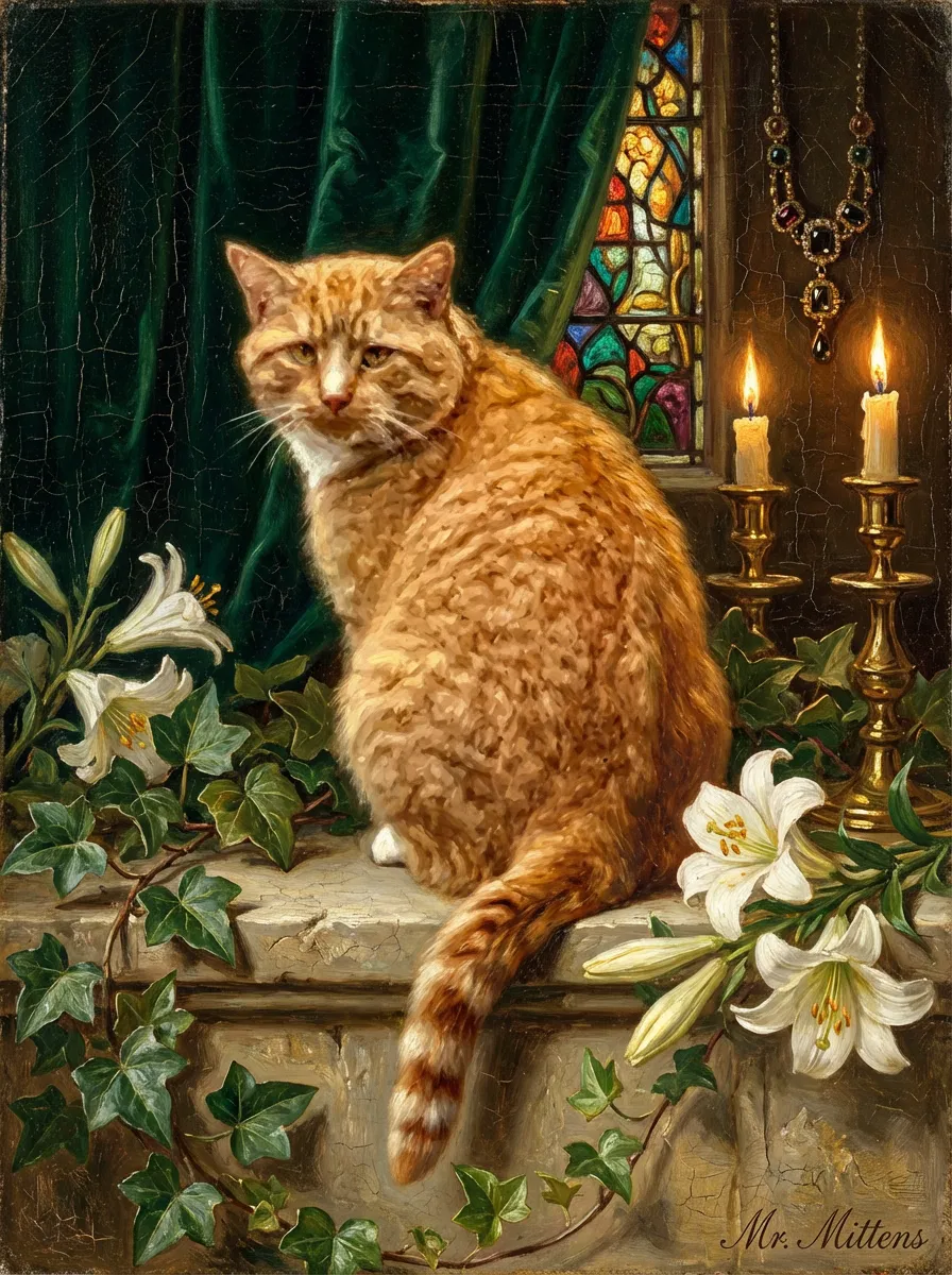 Artwork of Mr. Mittens