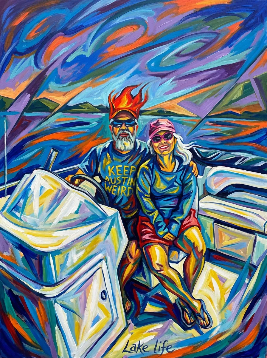 Artwork of Lake life