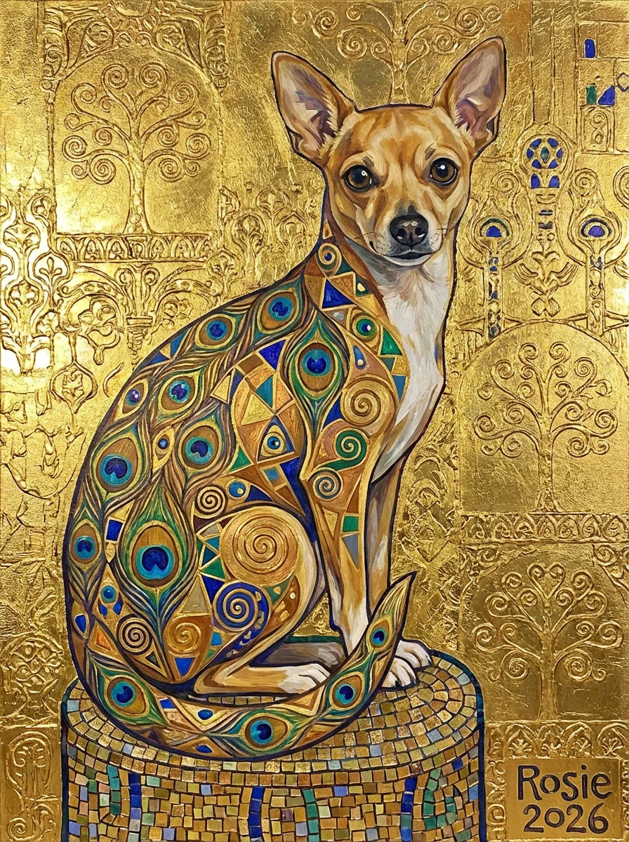 Portrait of Rosie, Gilded