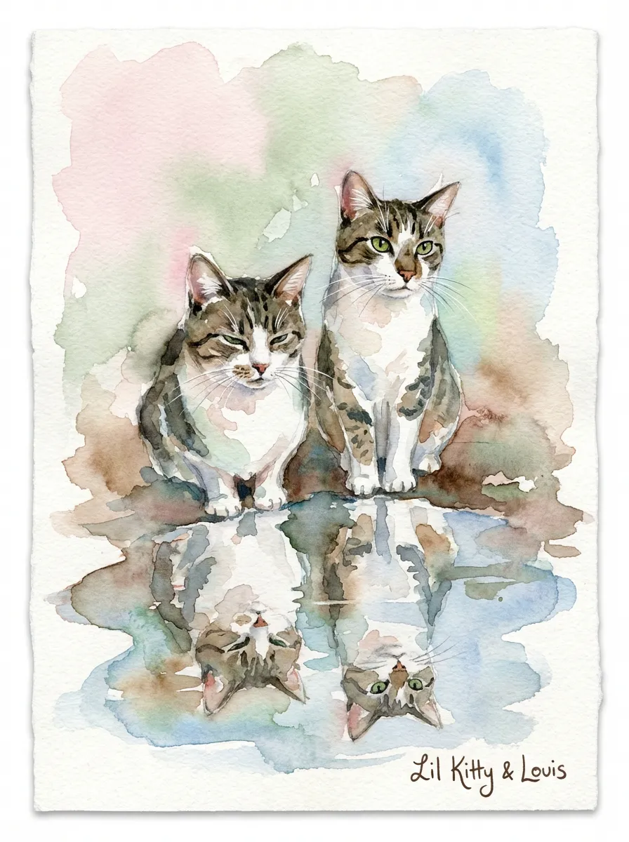 Artwork of Lil Kitty & Louis