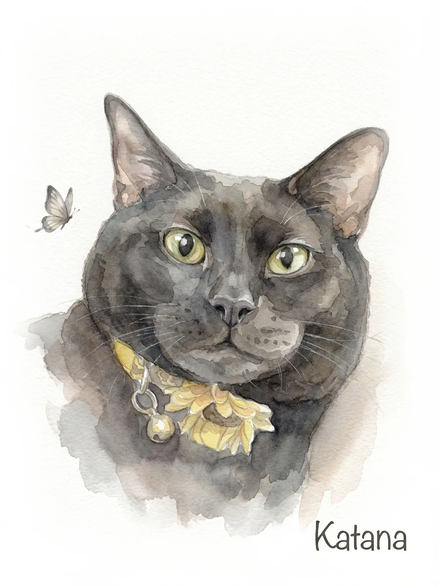 Katana's Emerald Gaze