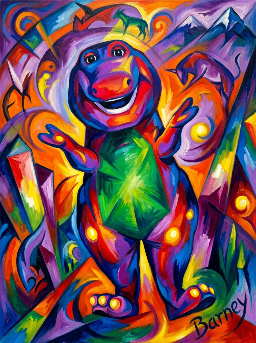 Artwork of Barney