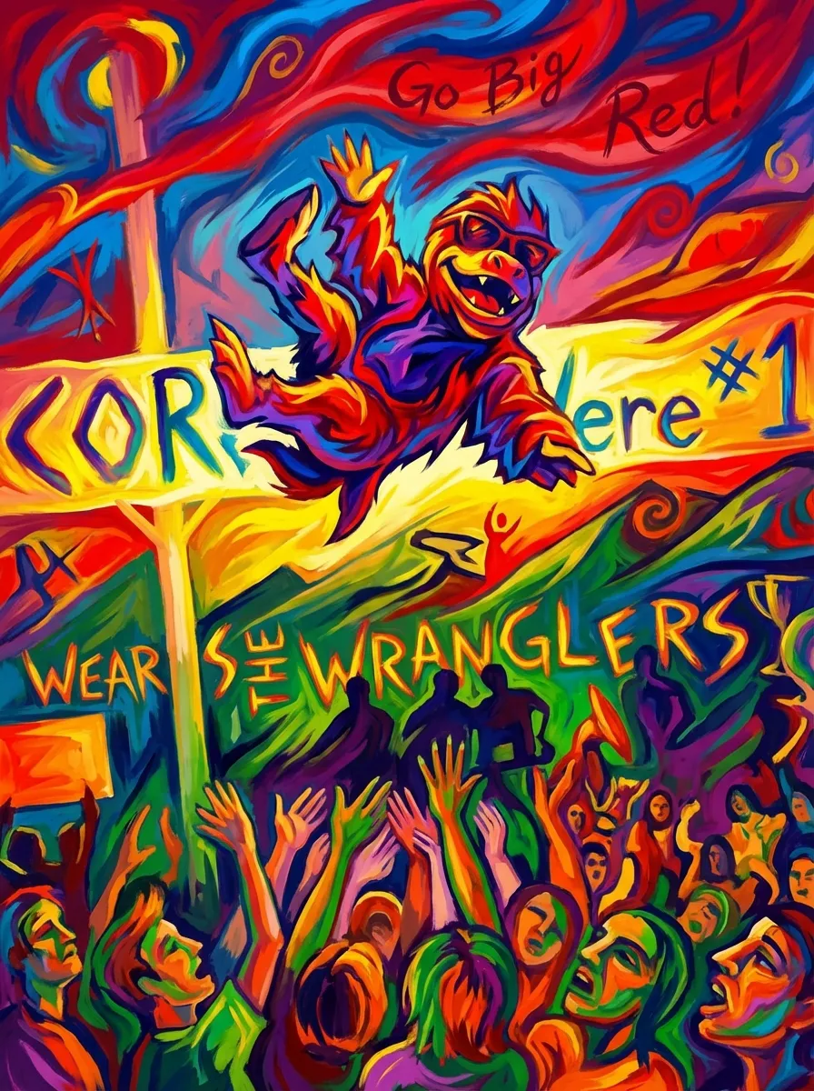 Artwork of Go Big Red!