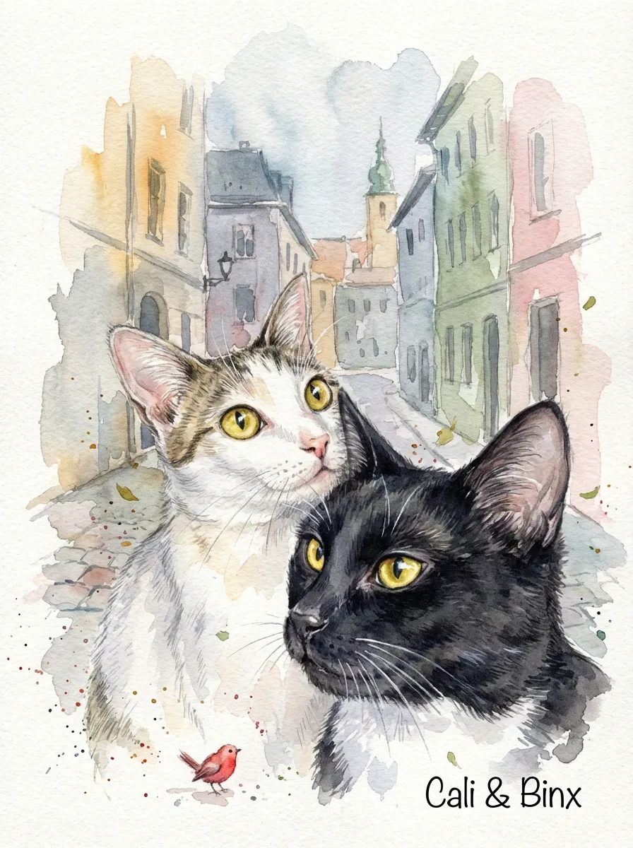 Artwork of Cali & Binx