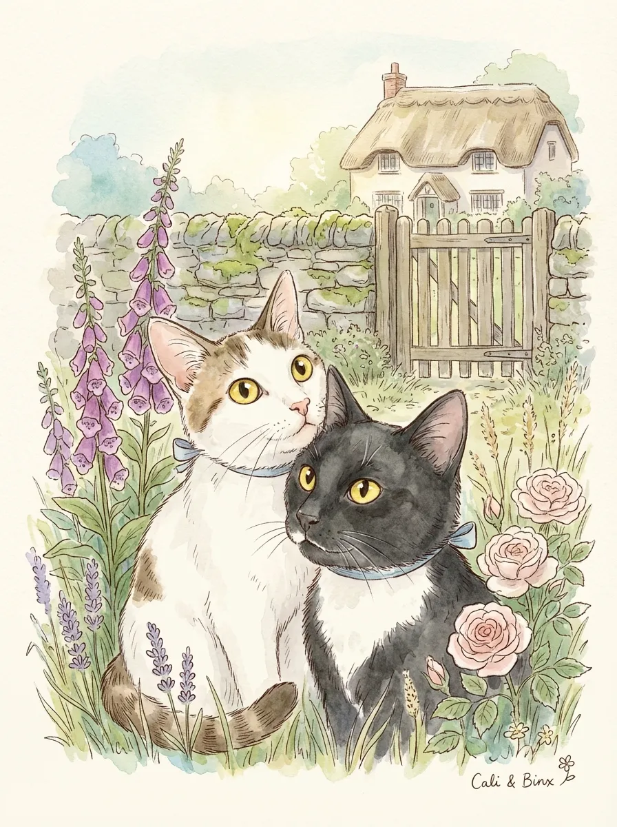 Artwork of Cali & Binx