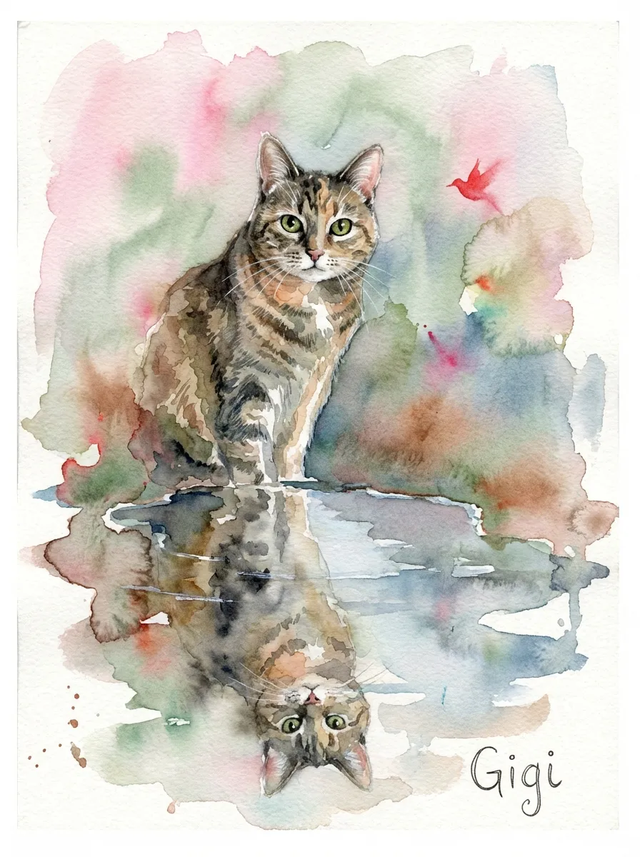 Gigi's Quiet Reflection