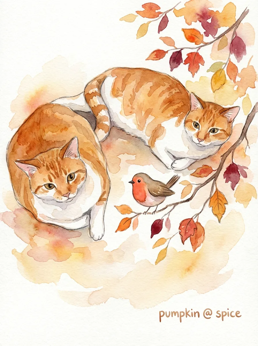Artwork of pumpkin @ spice