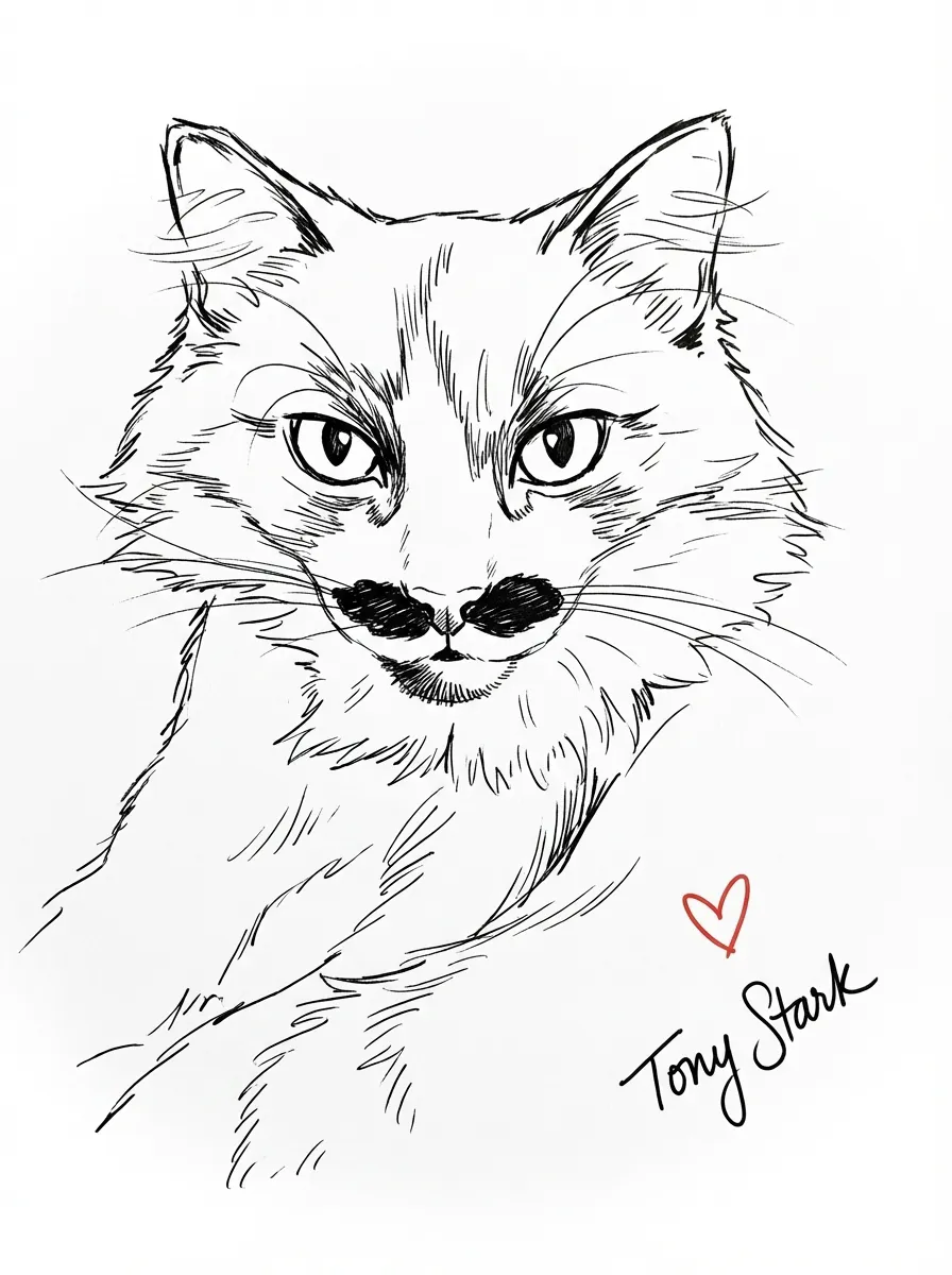 Artwork of Tony Stark