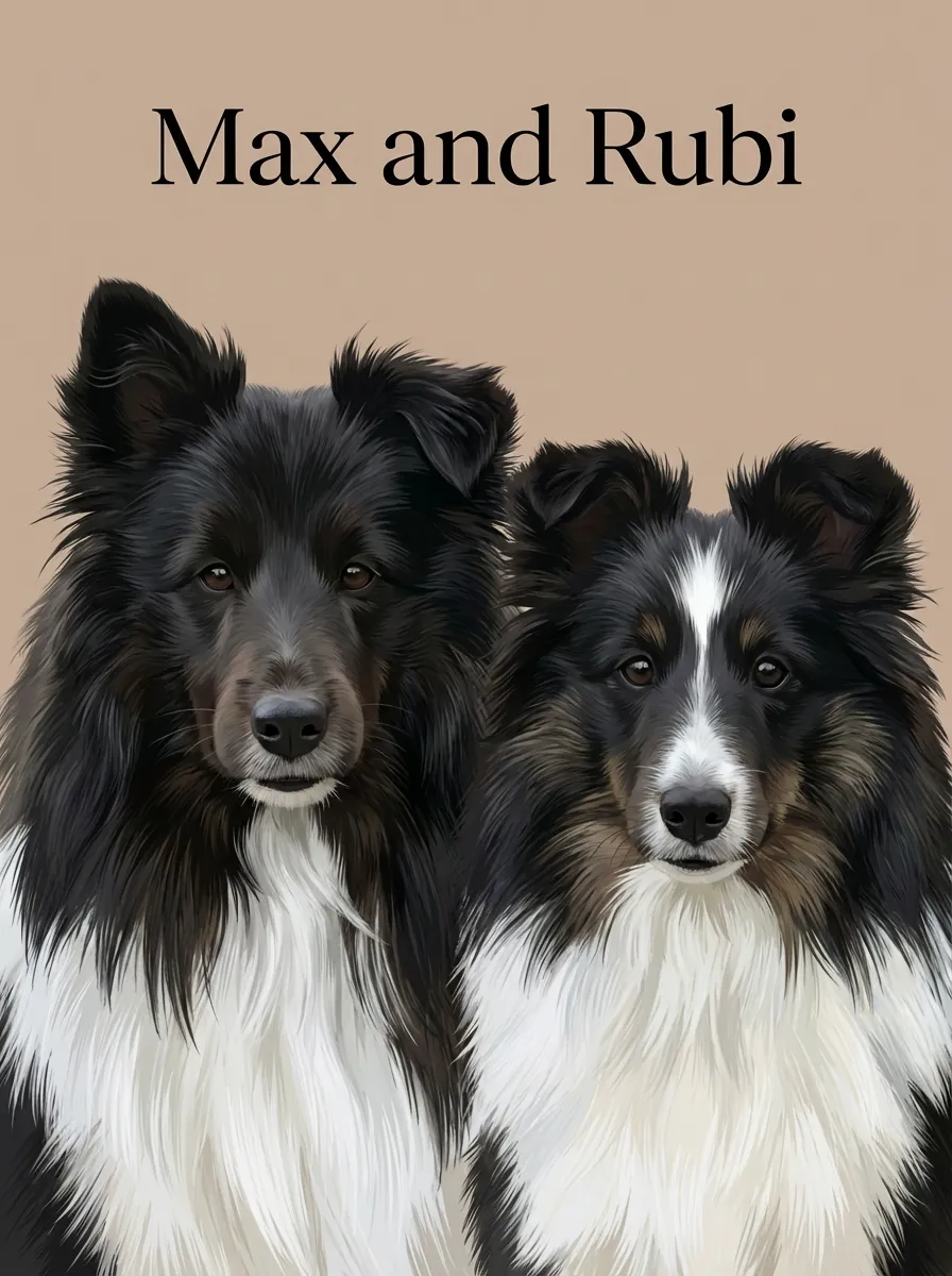 Artwork of Max and Rubi
