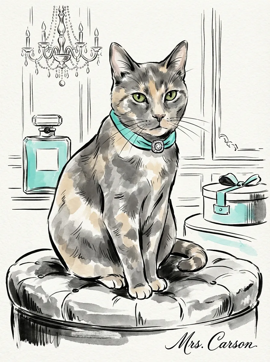 Artwork of Mrs Carson