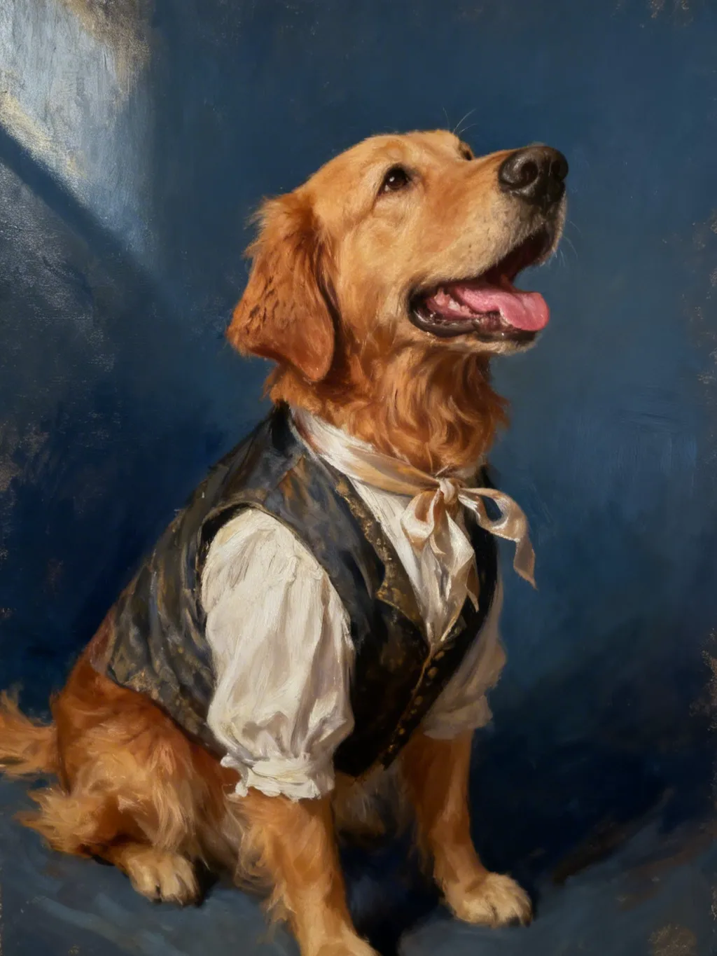 Portrait of Collette in Blue