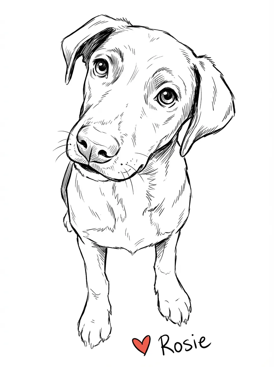 Rosie's Gentle Gaze