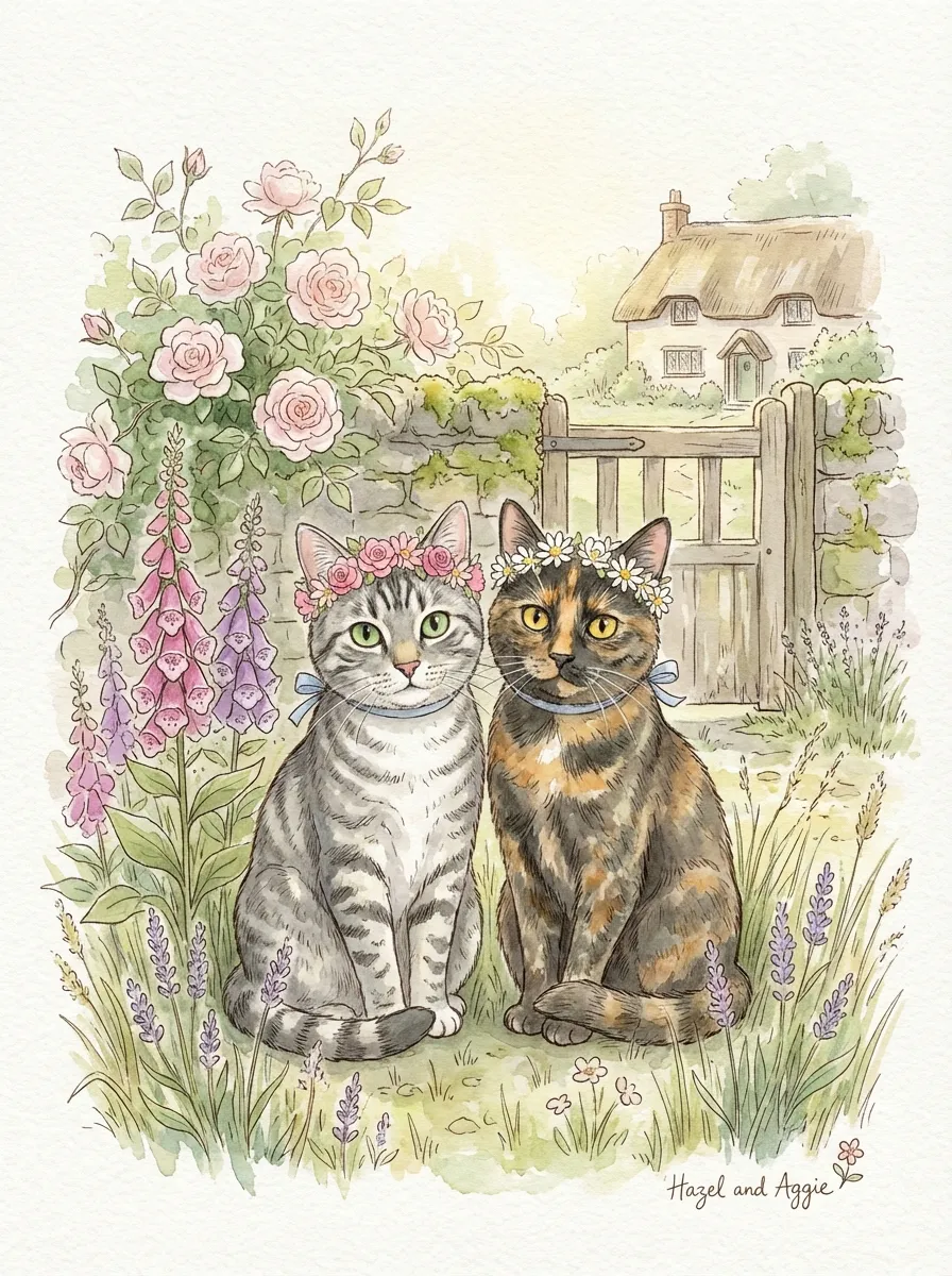 Hazel and Aggie: Garden Reverie