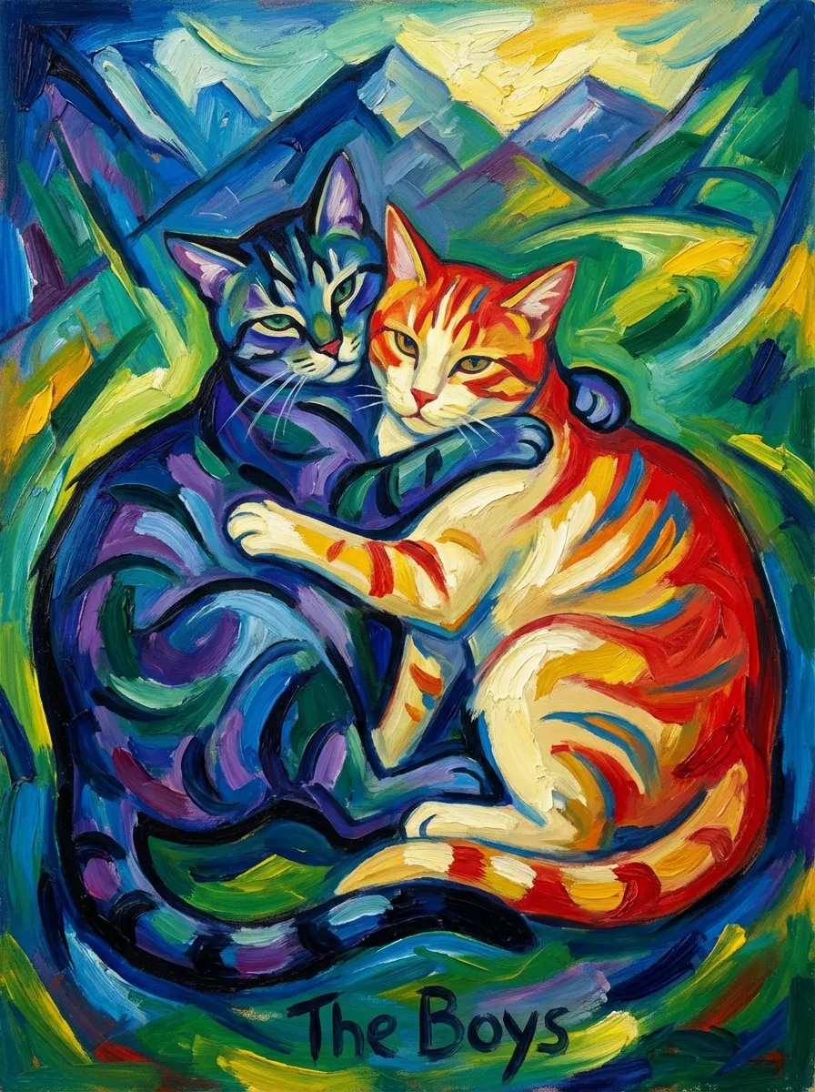 The Boys' Serene Embrace