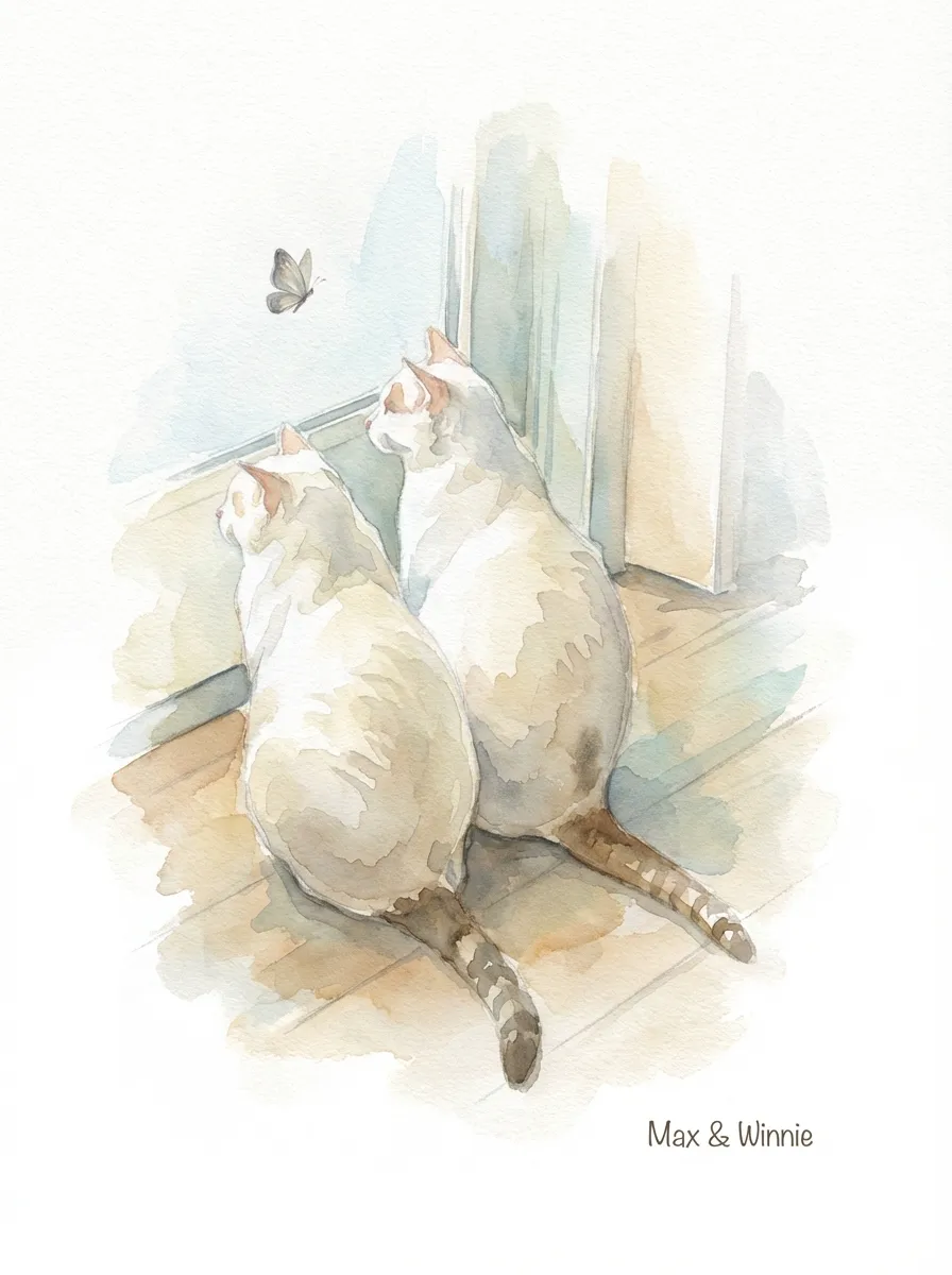 Max and Winnie, Butterfly Gaze