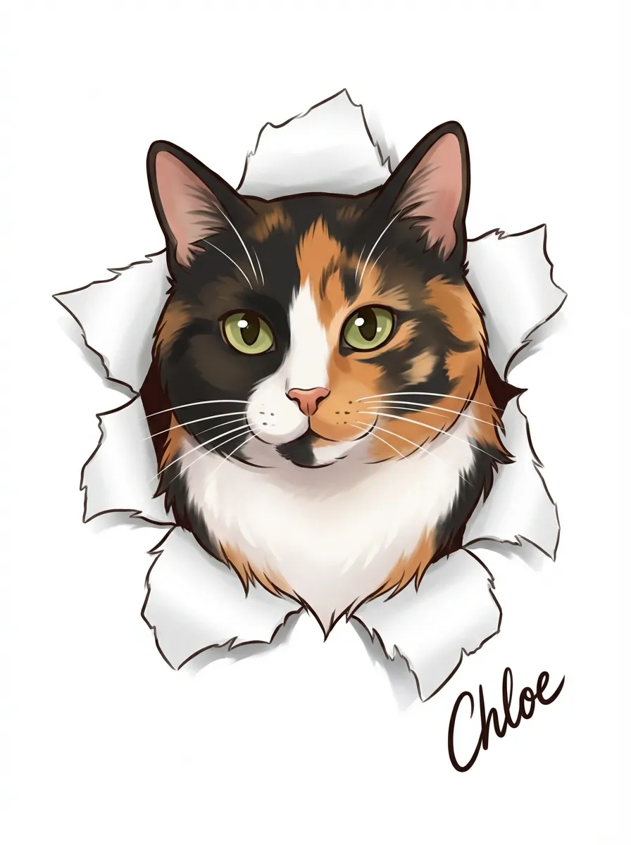 Portrait of Chloe Unveiled