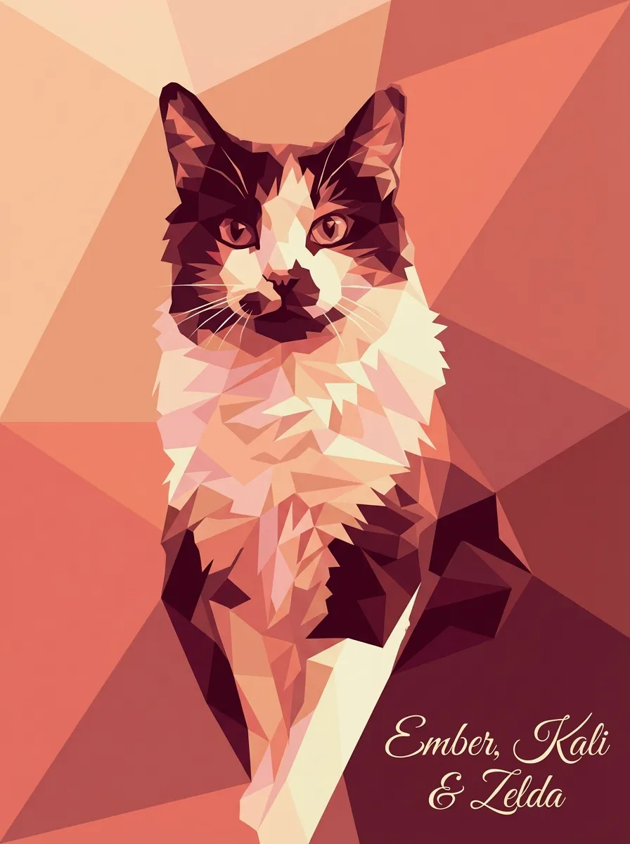 Artwork of Ember,  Kali & Zelda