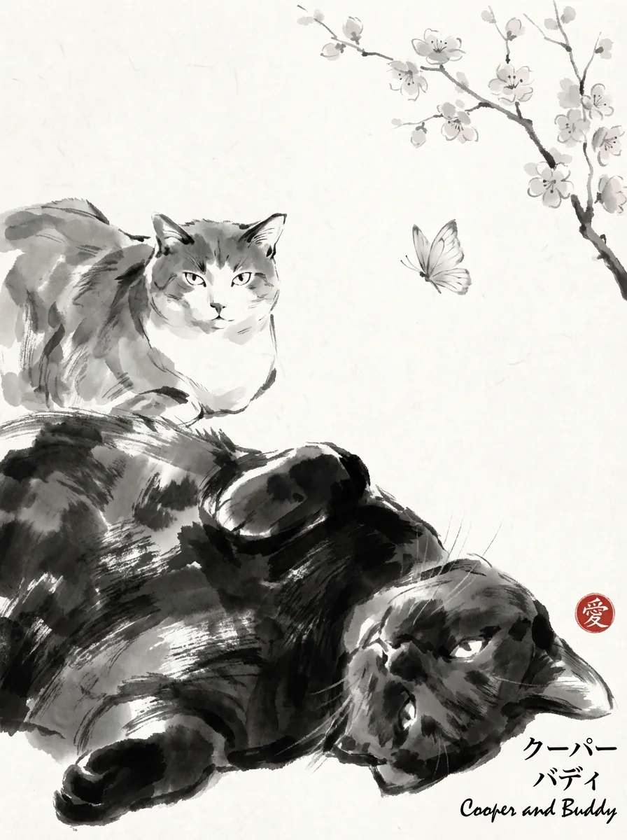 Artwork of Cooper and Buddy