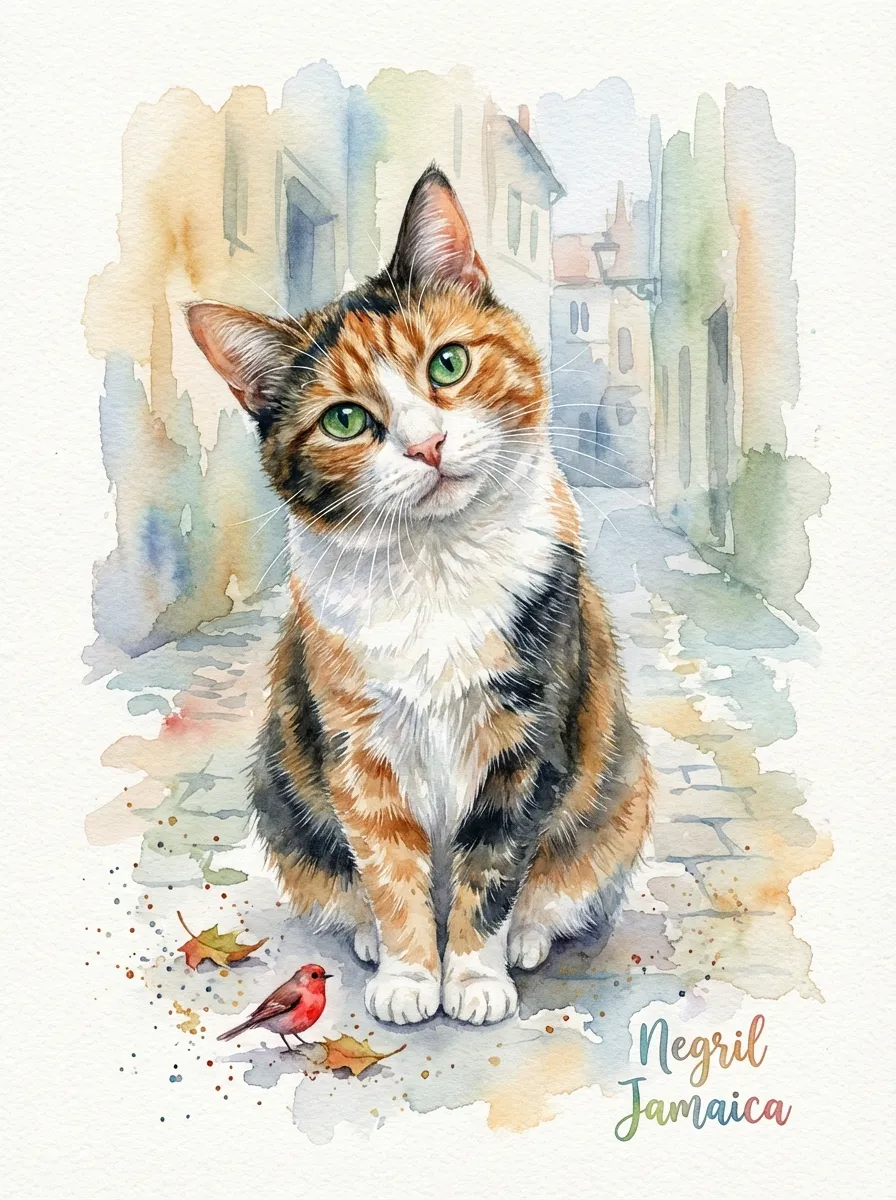 Artwork of Negril Jamaica