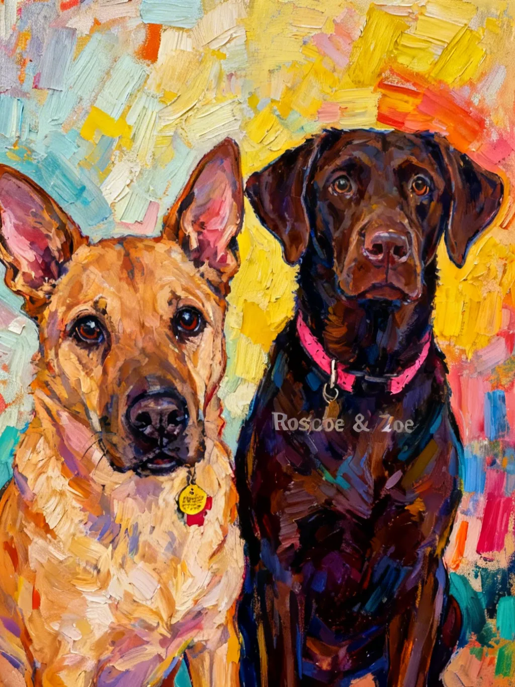 Artwork of Roscoe & Zoe