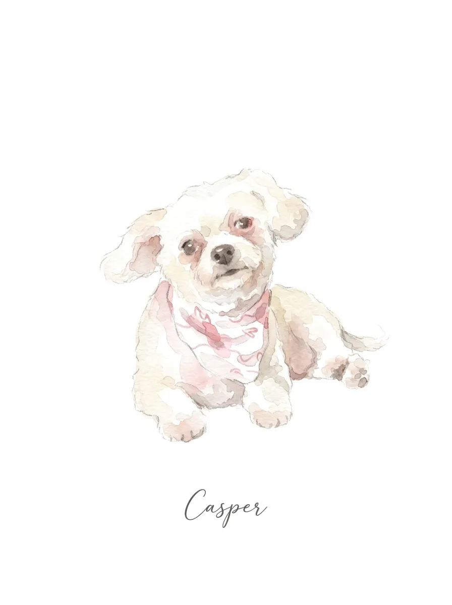 Portrait of Casper in Rose