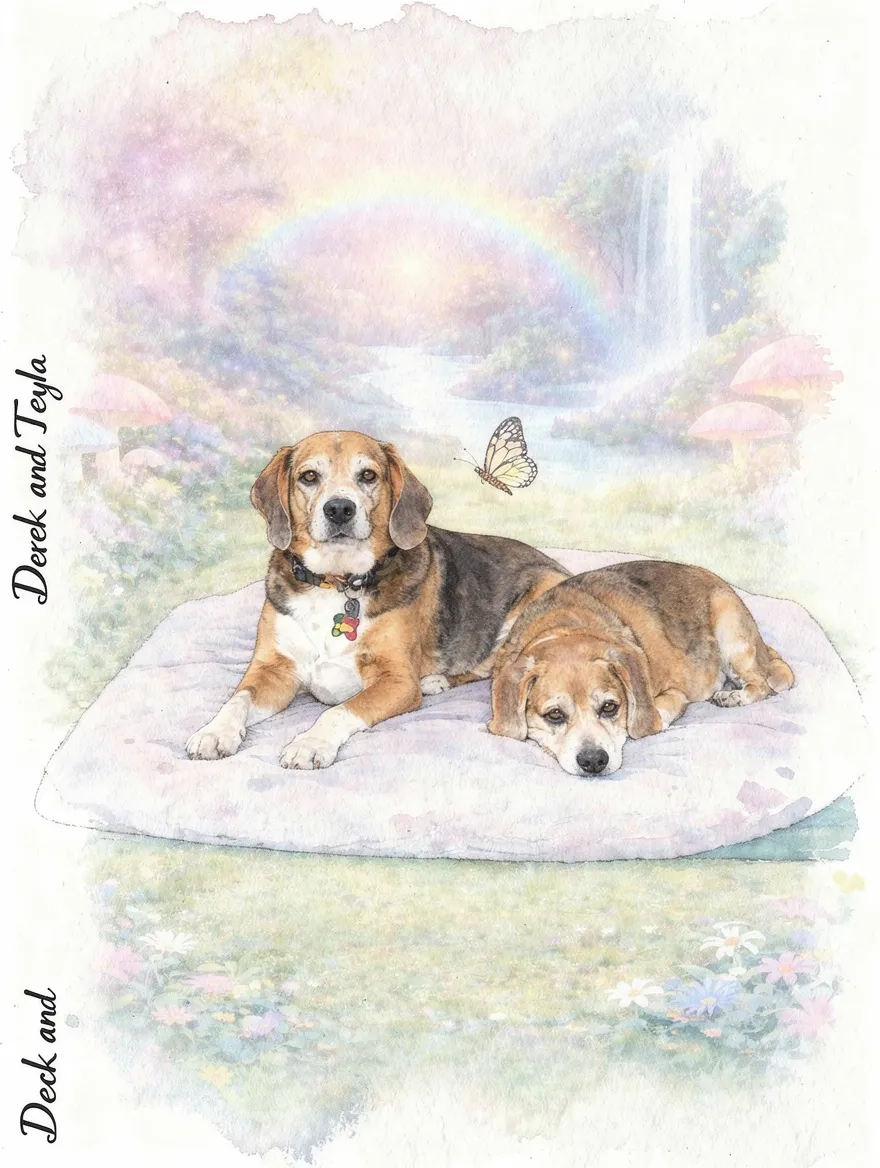 Artwork of Derek and Teyla