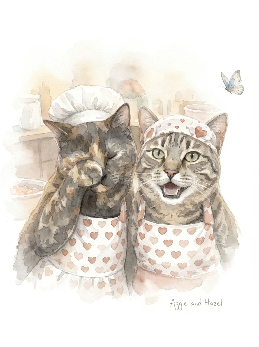 Artwork of Aggie and Hazel